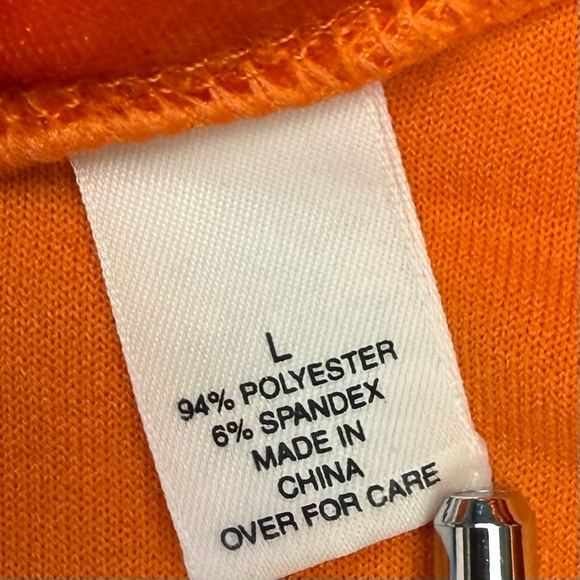 Vintage 1997 Victoria’s Secret Pink Heart Orange Crushed Velvet Maxi Robe Large - Picture 16 of 16